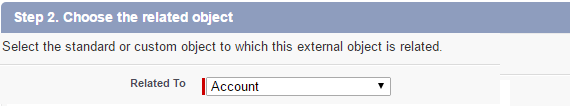 Step 2: choose a related object