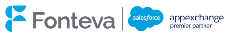 Logo Fonteva and Salesforce AppExchange - premier partner